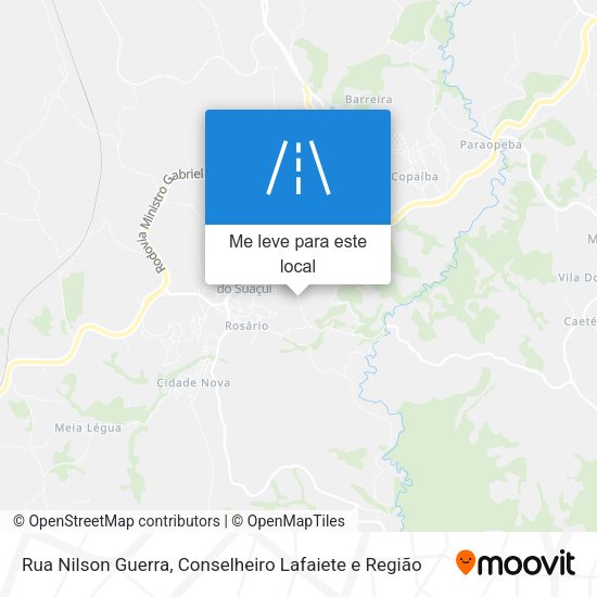 Rua Nilson Guerra mapa