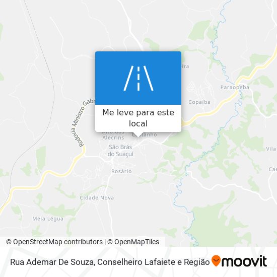 Rua Ademar De Souza mapa