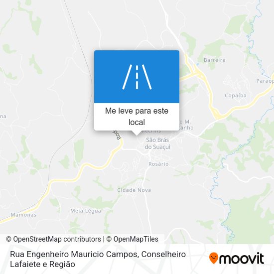 Rua Engenheiro Mauricio Campos mapa