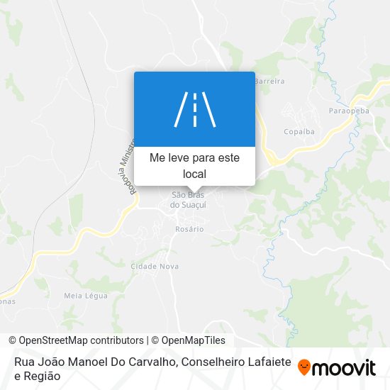 Rua João Manoel Do Carvalho mapa