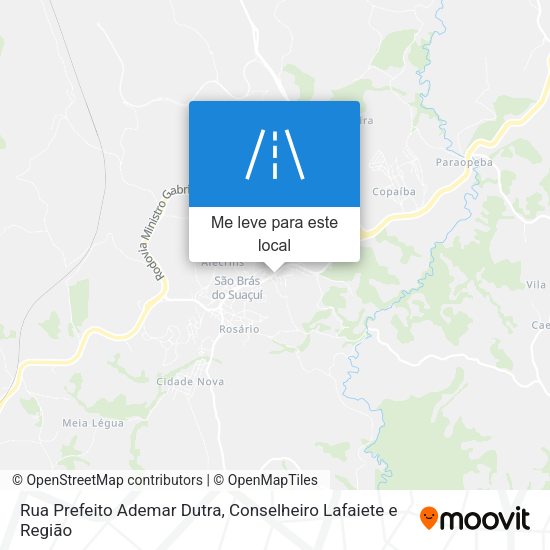 Rua Prefeito Ademar Dutra mapa