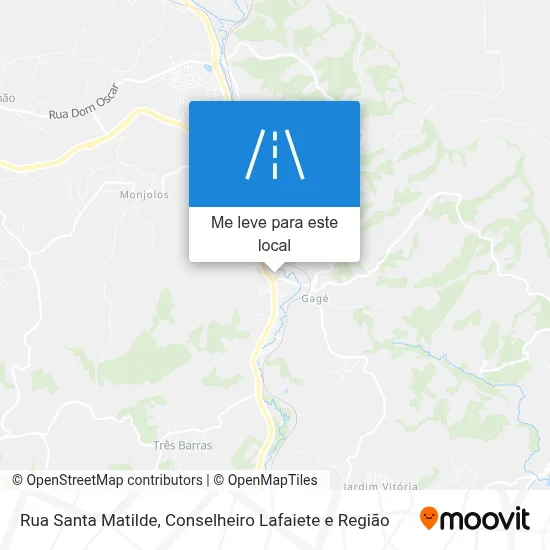 Rua Santa Matilde mapa