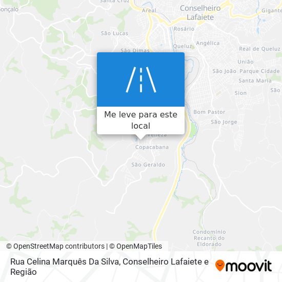Rua Celina Marquês Da Silva mapa
