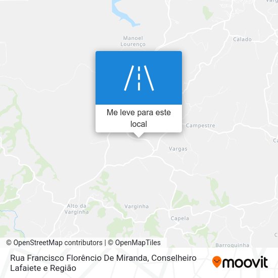 Rua Francisco Florêncio De Miranda mapa