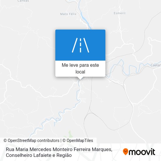 Rua Maria Mercedes Monteiro Ferreira Marques mapa