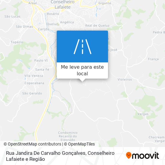 Rua Jandira De Carvalho Gonçalves mapa