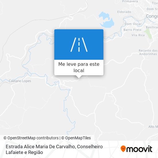 Estrada Alice Maria De Carvalho mapa