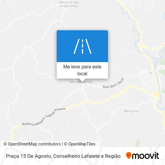 Praça 15 De Agosto mapa