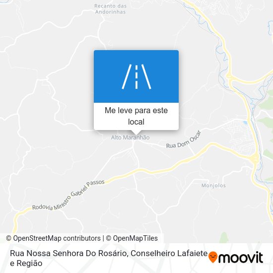 Rua Nossa Senhora Do Rosário mapa
