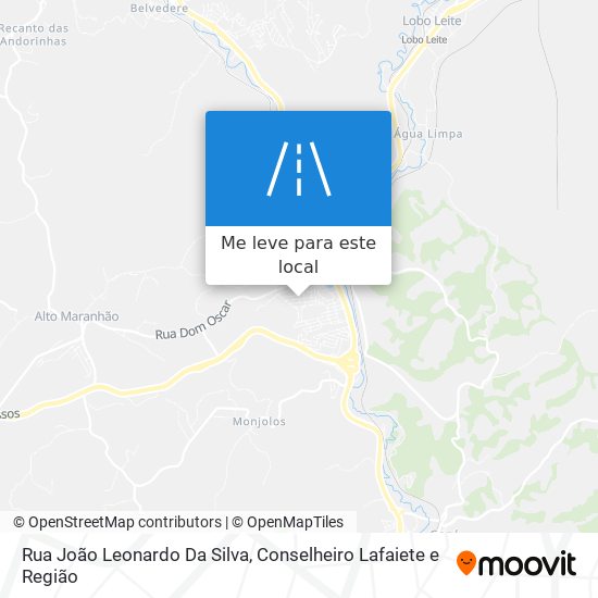 Rua João Leonardo Da Silva mapa