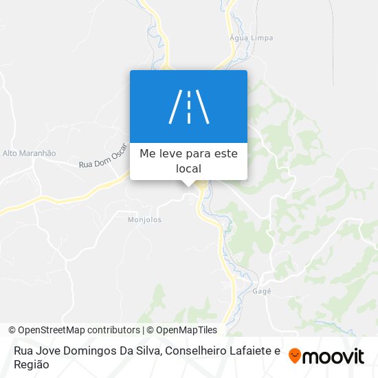 Rua Jove Domingos Da Silva mapa