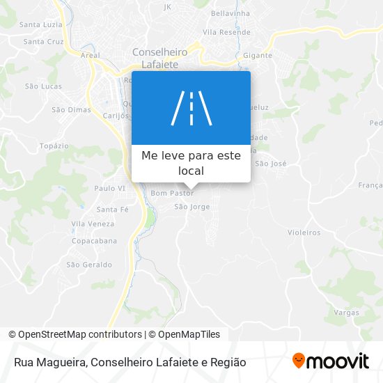 Rua Magueira mapa