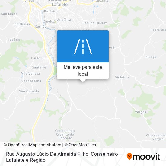 Rua Augusto Lúcio De Almeida Filho mapa