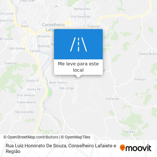 Rua Luiz Honorato De Souza mapa