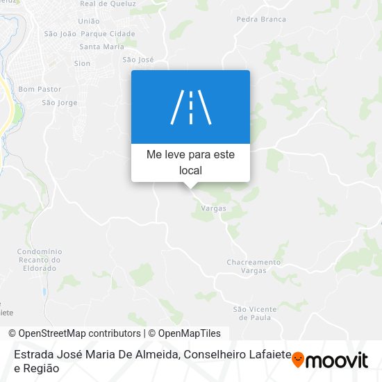 Estrada José Maria De Almeida mapa