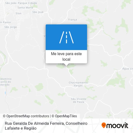 Rua Geralda De Almeida Ferreira mapa