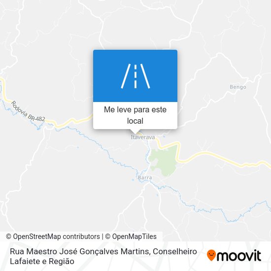 Rua Maestro José Gonçalves Martins mapa