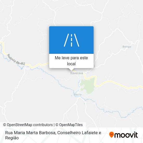 Rua Maria Marta Barbosa mapa
