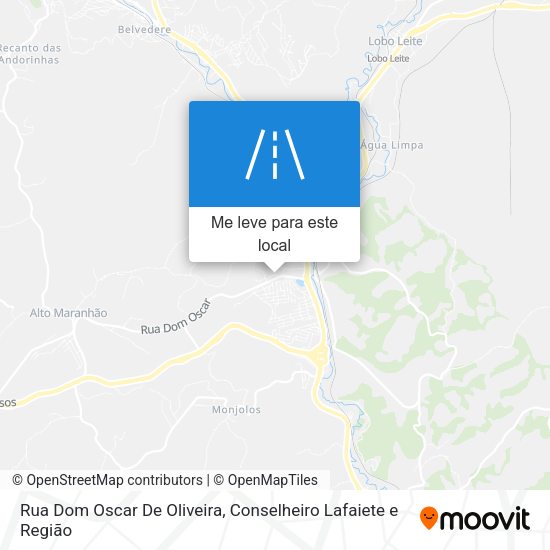 Rua Dom Oscar De Oliveira mapa