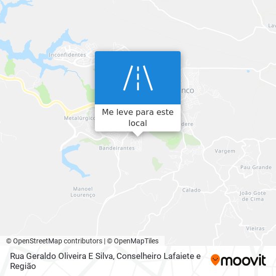 Rua Geraldo Oliveira E Silva mapa