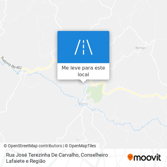 Rua José Terezinha De Carvalho mapa