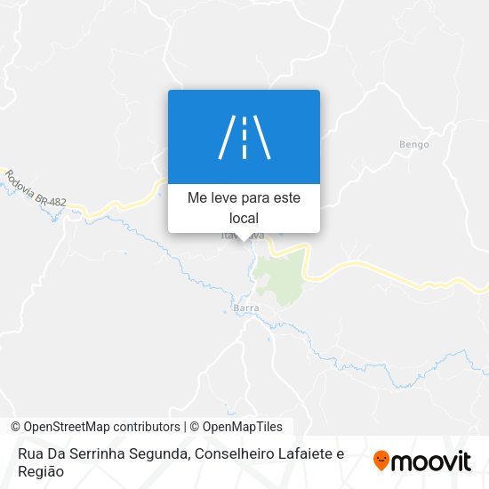 Rua Da Serrinha Segunda mapa