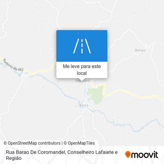 Rua Barao De Coromandel mapa