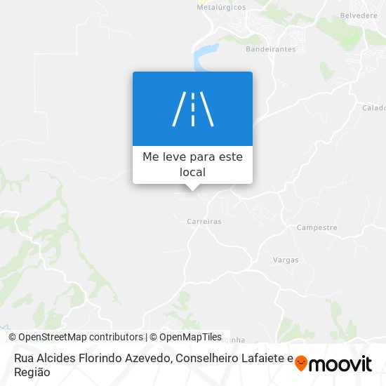 Rua Alcides Florindo Azevedo mapa
