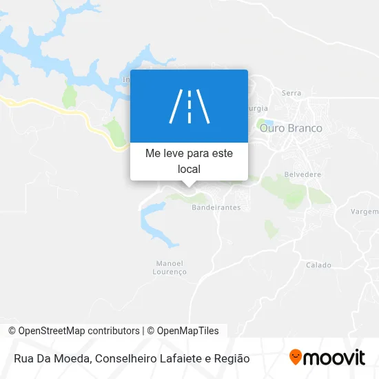Rua Da Moeda mapa