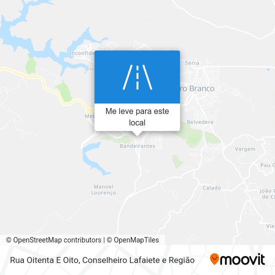 Rua Oitenta E Oito mapa