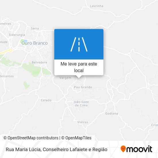 Rua Maria Lúcia mapa