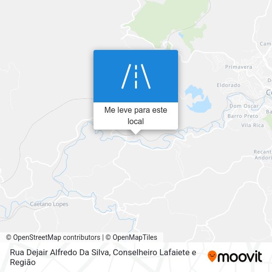 Rua Dejair Alfredo Da Silva mapa