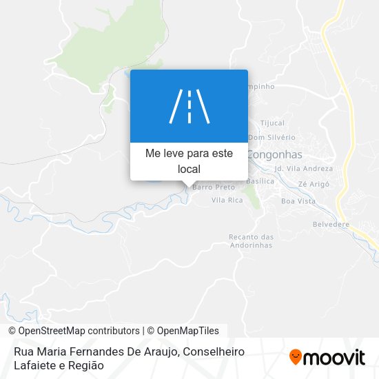 Rua Maria Fernandes De Araujo mapa
