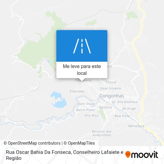 Rua Oscar Bahia Da Fonseca mapa
