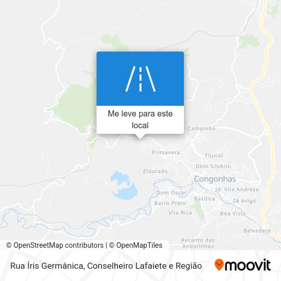 Rua Íris Germânica mapa
