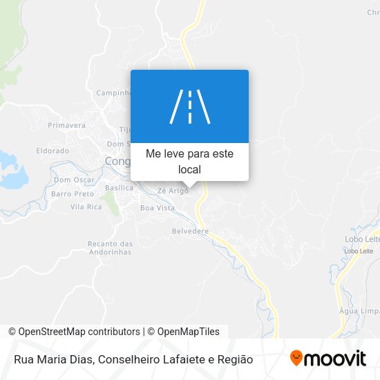 Rua Maria Dias mapa