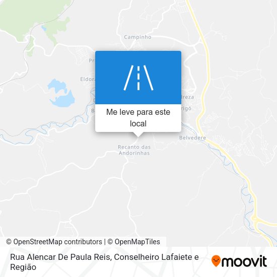 Rua Alencar De Paula Reis mapa