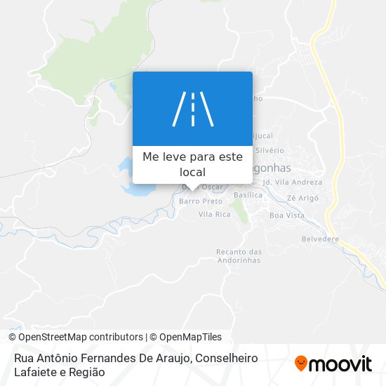 Rua Antônio Fernandes De Araujo mapa