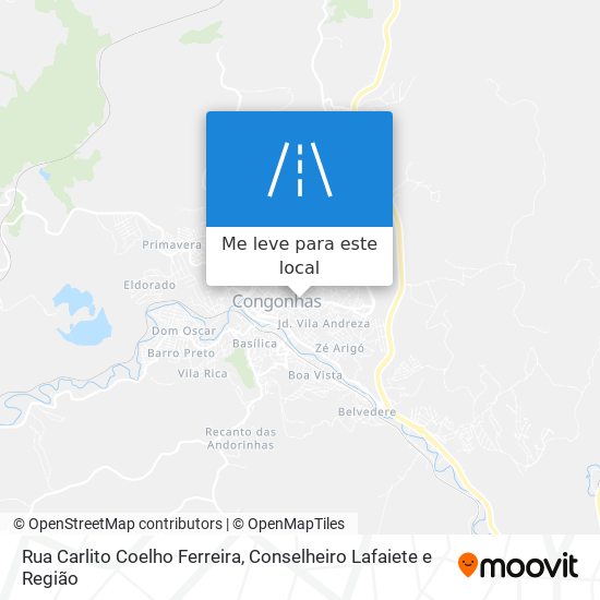 Rua Carlito Coelho Ferreira mapa