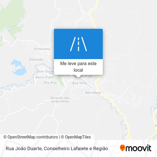 Rua João Duarte mapa
