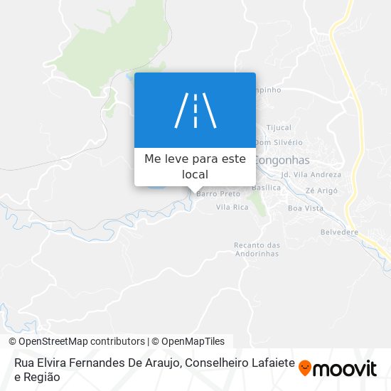 Rua Elvira Fernandes De Araujo mapa