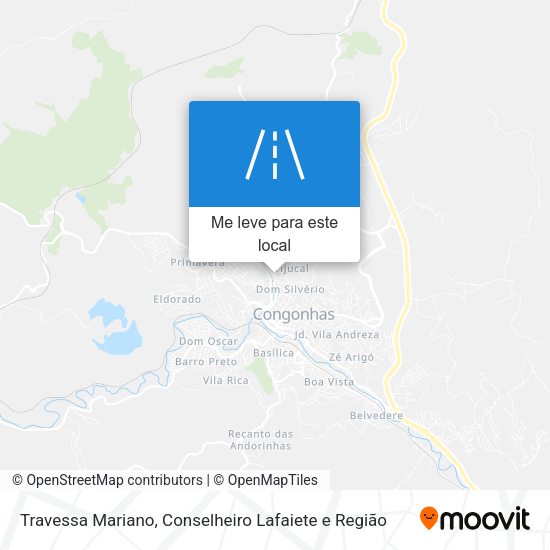 Travessa Mariano mapa