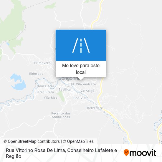 Rua Vitorino Rosa De Lima mapa