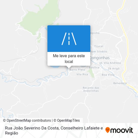 Rua João Severino Da Costa mapa
