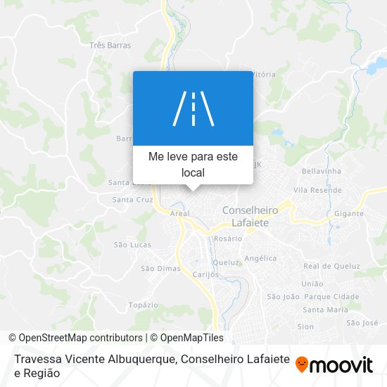 Travessa Vicente Albuquerque mapa