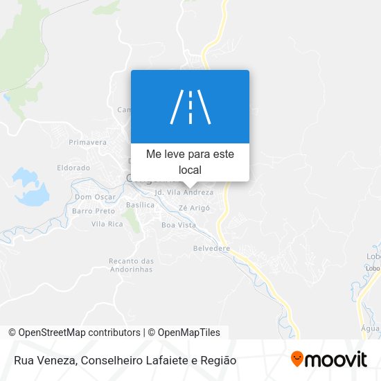 Rua Veneza mapa