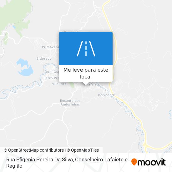 Rua Efigênia Pereira Da Silva mapa