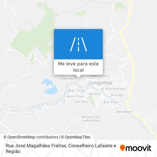 Rua José Magalhães Freitas mapa