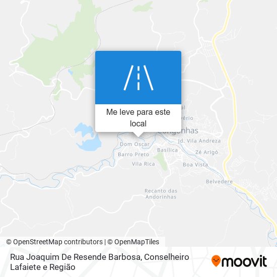 Rua Joaquim De Resende Barbosa mapa