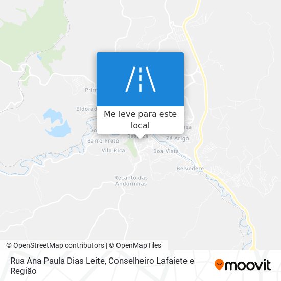 Rua Ana Paula Dias Leite mapa